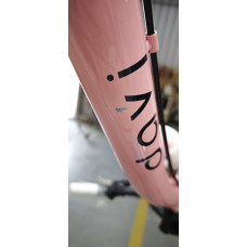 Велосипед уцінений ST 28" Dorozhnik DAVI Vbr FR рама-19" рожевий з чорною покришкою 2025