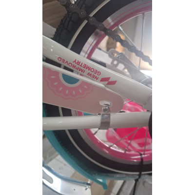 Велосипед уцінений ST 16" Formula Kid FLOWER PREMIUM BH рама-8,5" білий з рожевим та бірюзовим 2026