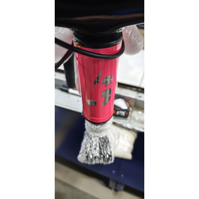 Велосипед уцінений AL 24" SPACE LYRA DD FR рама-11" рожево-чорний 2026