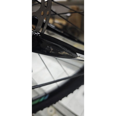 Велосипед уцінений ST 27.5" SPACE MARS DD FR рама-17" чорний з білим 2026