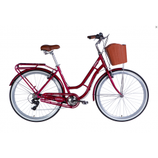 Велосипед AL 28" Dorozhnik CORAL Vbr FR рама-19" рубіновий 2025
