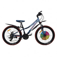 Велосипед SPARK MONTERO 11 24 блакитний (колеса - 24 , алюмінієва рама - 11 )
