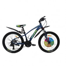 Велосипед SPARK SHARP 12 24 синій (колеса - 24 , сталева рама - 12 )