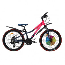Велосипед SPARK MONTERO 11 24 рожевий (колеса - 24 , алюмінієва рама - 11 )