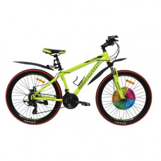 Велосипед SPARK FORESTER 15 26 жовто-зелений (колеса - 26 , сталева рама - 15 )