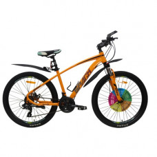 Велосипед SPARK SHARP 16 26 оранжевий (колеса - 26 , сталева рама - 16 )