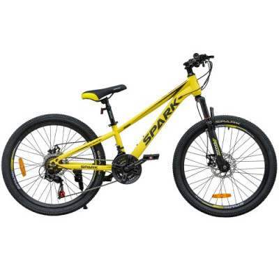 Велосипед SPARK RIDE (колеса - 24 , сталева рама - 11 ) жовтий