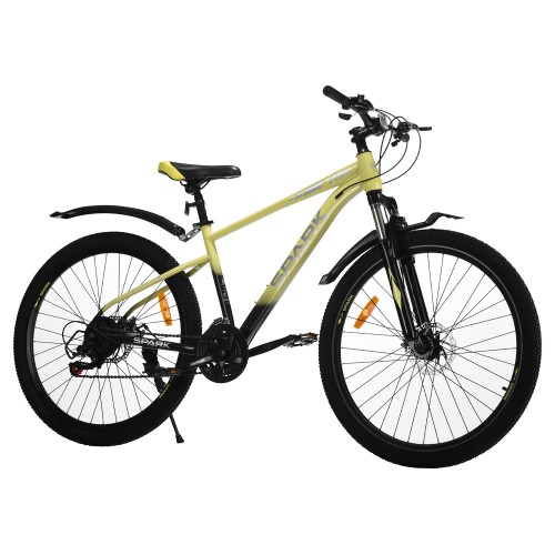 Велосипед SPARK VIBE (колеса - 27,5", сталева рама - 17") лаймовий з чорним