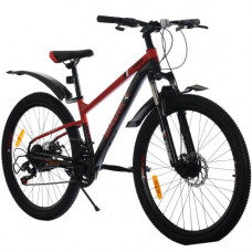 Велосипед SPARK EMBER (колеса – 26", сталева рама – 13") чорний з червоним