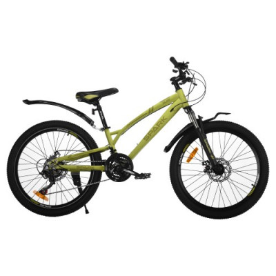 Велосипед SPARK SURF (колеса - 24 , сталева рама - 11 ) салатовий