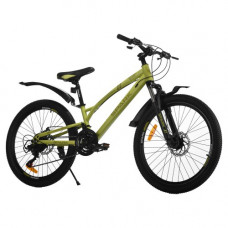 Велосипед SPARK SURF (колеса - 24 , сталева рама - 11 ) салатовий