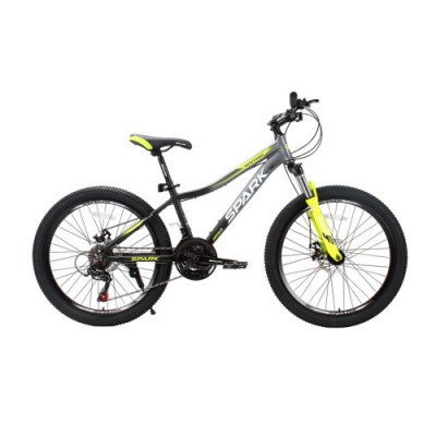 Велосипед SPARK MONTERO JR. (колеса - 24", алюмінієва рама - 13") чорний із сірим