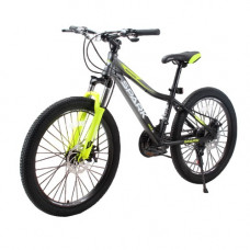 Велосипед SPARK MONTERO JR. (колеса - 24", алюмінієва рама - 13") чорний із сірим