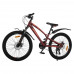 Велосипед SPARK SURF (колеса - 24 , сталева рама - 12 ) бордовий