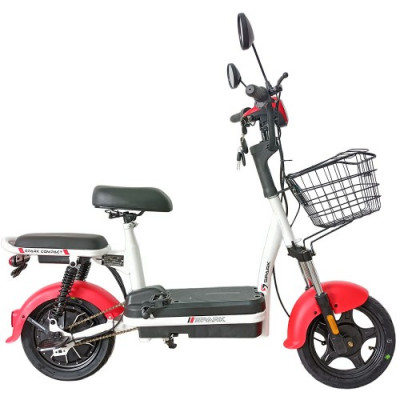 Велосипед з електродвигуном SPARK COMPACT 14" 48V/400W/12Ah Червоний