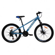 Велосипед SPARK RIDE (колеса - 24 , сталева рама - 12 ) блакитний