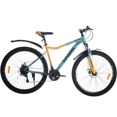 Велосипед SPARK VECTOR (колеса – 29", сталева рама – 19") блакитний з жовтим