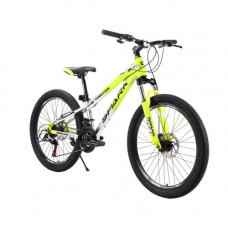 Велосипед SPARK FORESTER JR. (колеса - 24", сталева рама - 11") жовтий із сірим
