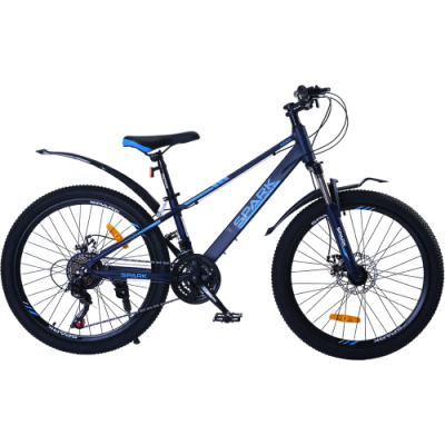 Велосипед SPARK AERO (колеса - 24 , алюмінієва рама - 12 ) темно-синій