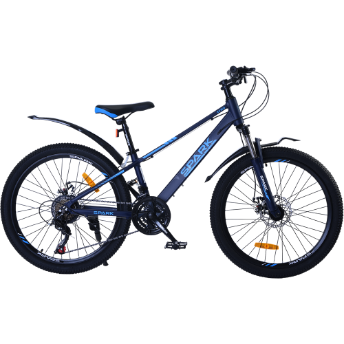 Велосипед SPARK AERO (колеса - 24 , алюмінієва рама - 12 ) темно-синій