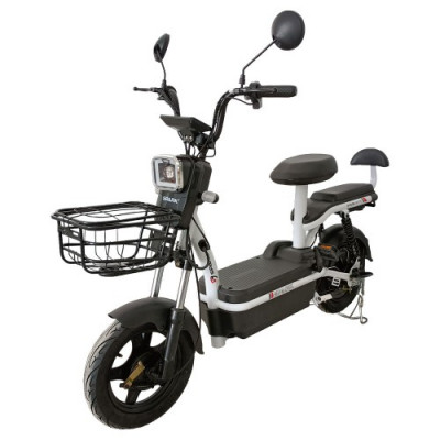 Велосипед з електродвигуном SPARK CITY 14" 48V/500W/20Ah Чорний