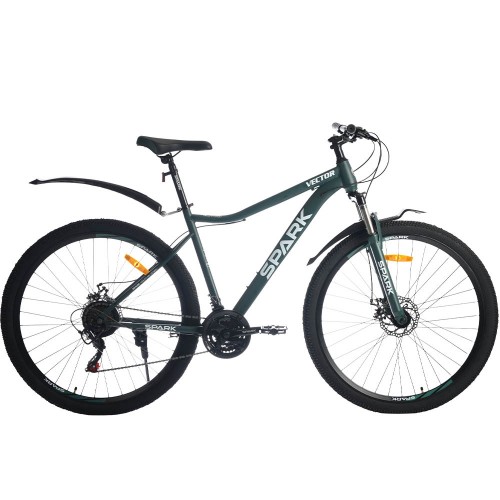 Велосипед SPARK VECTOR (колеса – 29", сталева рама – 19") темно-зелений