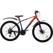 Велосипед SPARK LINE (колеса - 27,5 , алюмінієва рама - 17 ) червоний з чорним