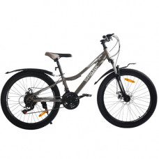Велосипед SPARK LINK (колеса - 24 , сталева рама - 11 ) сірий