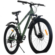 Велосипед SPARK FLIP (колеса – 26", сталева рама – 15") мятно-сірий