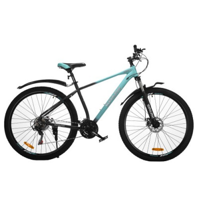 Велосипед SPARK NOVA (колеса - 29", сталева рама - 19") бірюзовий з чорним