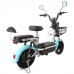 Велосипед з електродвигуном SPARK CITY 14» 48V/500W/20Ah Блакитний