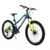 Велосипед SPARK HUNTER JR. (колеса - 24", алюмінієва рама - 12") темно-синій з жовтим
