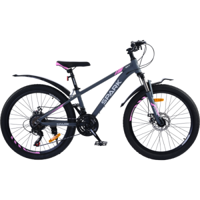 Велосипед SPARK SKY (колеса - 24 , алюмінієва рама - 12 ) графітовий
