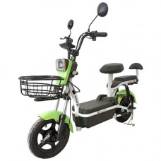 Велосипед з електродвигуном SPARK CITY 14" 48V/500W/20Ah Зелений