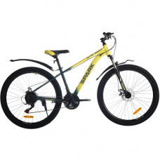 Велосипед SPARK APEX (колеса – 27,5", сталева рама – 15") жовтий із зеленим