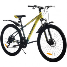 Велосипед SPARK APEX (колеса – 27,5", сталева рама – 15") жовтий із зеленим