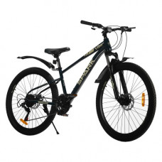 Велосипед SPARK VIBE (колеса - 27,5", сталева рама - 15") темно-зелений