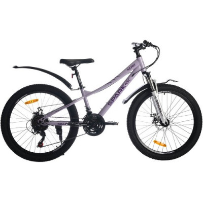 Велосипед SPARK NERO (колеса - 24", сталева рама - 12") світло-бузковий