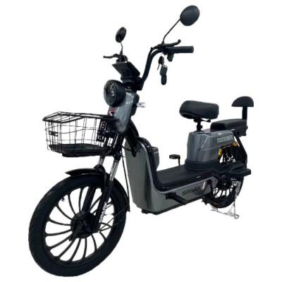 Велосипед з електромотором SPARK RIDER 14" 48V/500W/20Ah Сірий
