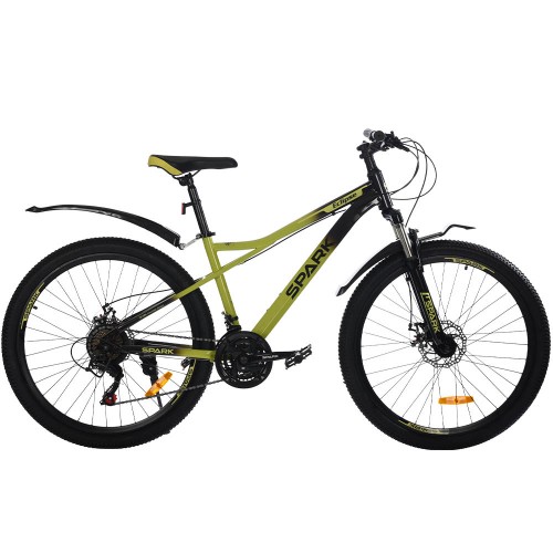 Велосипед SPARK ECLIPSE (колеса – 26", сталева рама – 13") салатовий з чорним