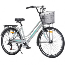 Велосипед SPARK CITY BELLE (колеса - 26 , алюмінієва рама - 17 ) сірий