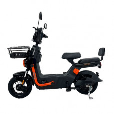 Велосипед з електромотором SPARK TOUR 14» 60V/500W/20Ah Чорний з помаранчевим