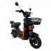 Велосипед з електромотором SPARK TOUR 14» 60V/500W/20Ah Чорний з помаранчевим