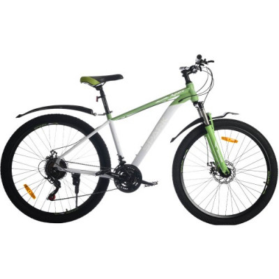 Велосипед SPARK APEX (колеса – 27,5", сталева рама – 17") зелений із світло-сірим