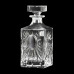 Сет для виски Boss Crystal «Казаки Оазис», графин 4 стакана, накладки серебро
