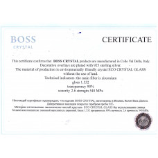 Сет хрустальных стаканов Boss Crystal "ГОД БЫКА", 6 бокалов, серебро Сет хрустальных стаканов Boss Crystal "ГОД БЫКА", 6 бокалов, серебро