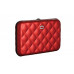 Кардхолдер OGON Quilted Button на 10 карт, червона