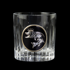 Набір для віскі КОРОЛЕВА (GOLDFISH) 2 келиха 360 мл, кришталь, зображення зі срібла з позолотою, темна емаль Набір для віскі КОРОЛЕВА (GOLDFISH) 2 келиха 360 мл, кришталь, зображення зі срібла з позолотою, темна емаль