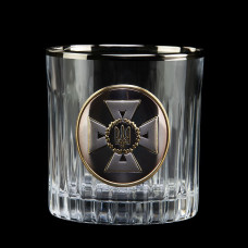 Набір для віскі "МНС" 6 келихів 360 мл, кришталь з платиною, зображення зі срібла з позолотою Набір для віскі "МНС" 6 келихів 360 мл, кришталь з платиною, зображення зі срібла з позолотою