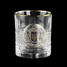 Набор бокалов для виски «Большой Герб» Boss Crystal, 6 бокалов, серебро, золото, хрусталь Набор бокалов для виски «Большой Герб» Boss Crystal, 6 бокалов, серебро, золото, хрусталь